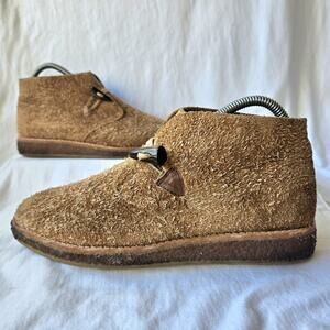 Trask Carissa Women's Suede Horn Toggle Desert Chukka Ankle Boots Brown Size 8